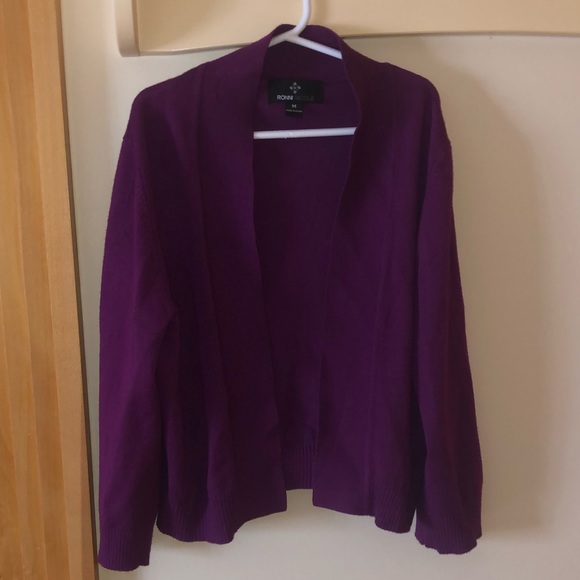 Purple Ronni Nicole cardigan - Picture 1 of 3